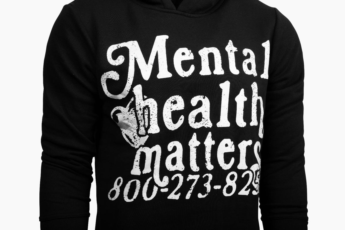 Mental Health Matters Hoodie - Black – Euphoric