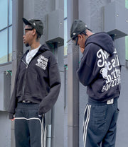 Mental Health Matters Zip Up - Black