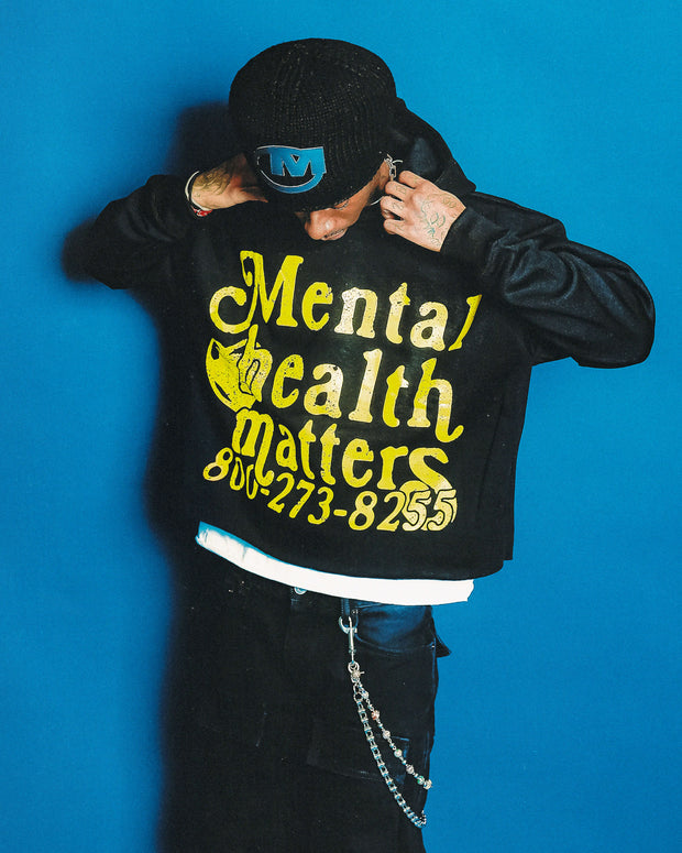 Mental Health Matters Hoodie - Yellow