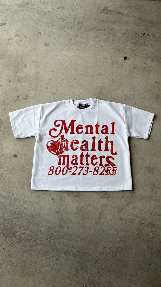 Mental Health Matters Tee - Red