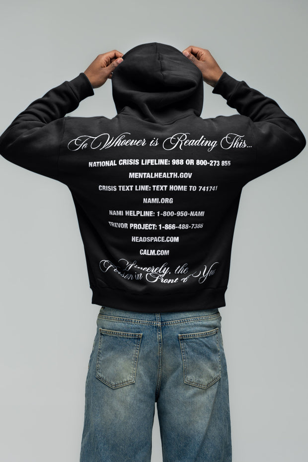 You Are Enough Hoodie - Black