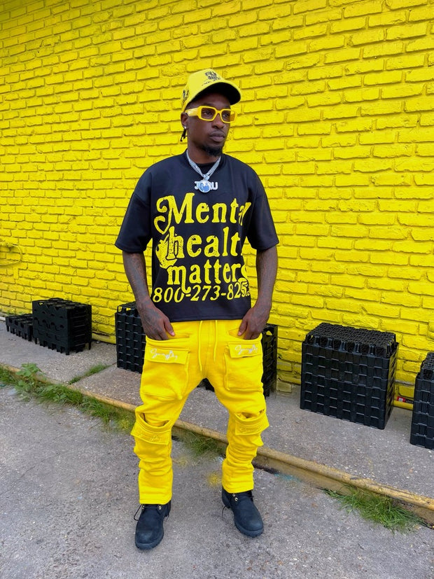 Mental Health Matters Tee - Yellow