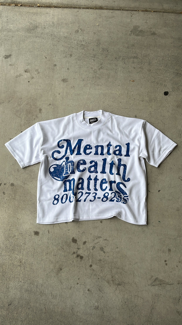 Mental Health Matters Tee - Blue