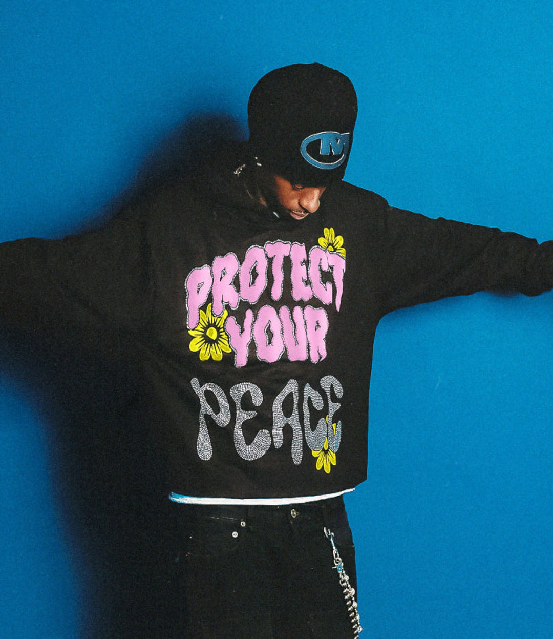 トップス Deuxieme Classe euphoric hoodie Protect Your Peace Hoodie - Black – Euphoric