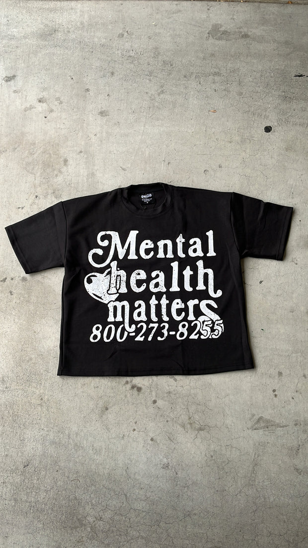 Mental Health Matters Tee - Black