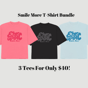 3 T-Shirt Bundle "Smile More"