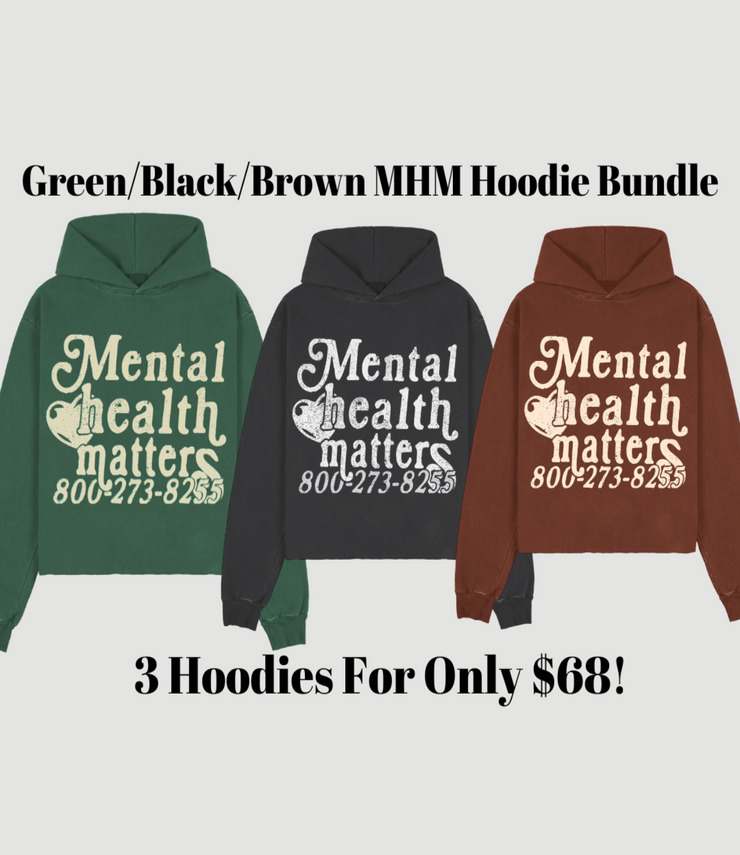 3 - Hoodie Bundle "Mental Health Matters"