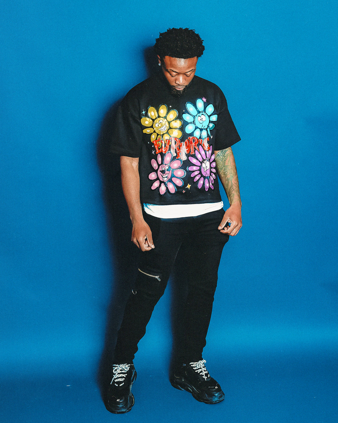 Euphoric Expression Tee - Black