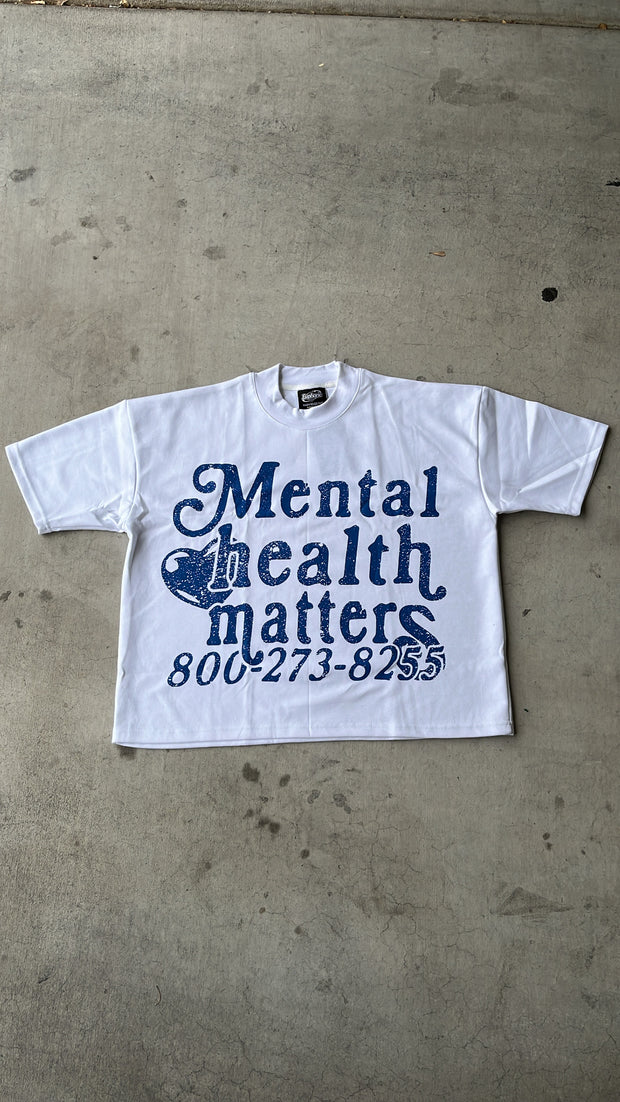 Mental Health Matters Tee - Blue