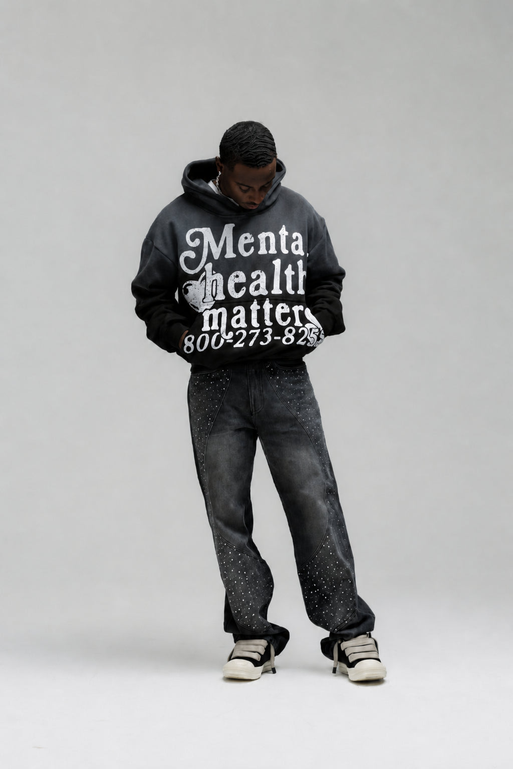 Mental Health Matters Hoodie - Black – Euphoric