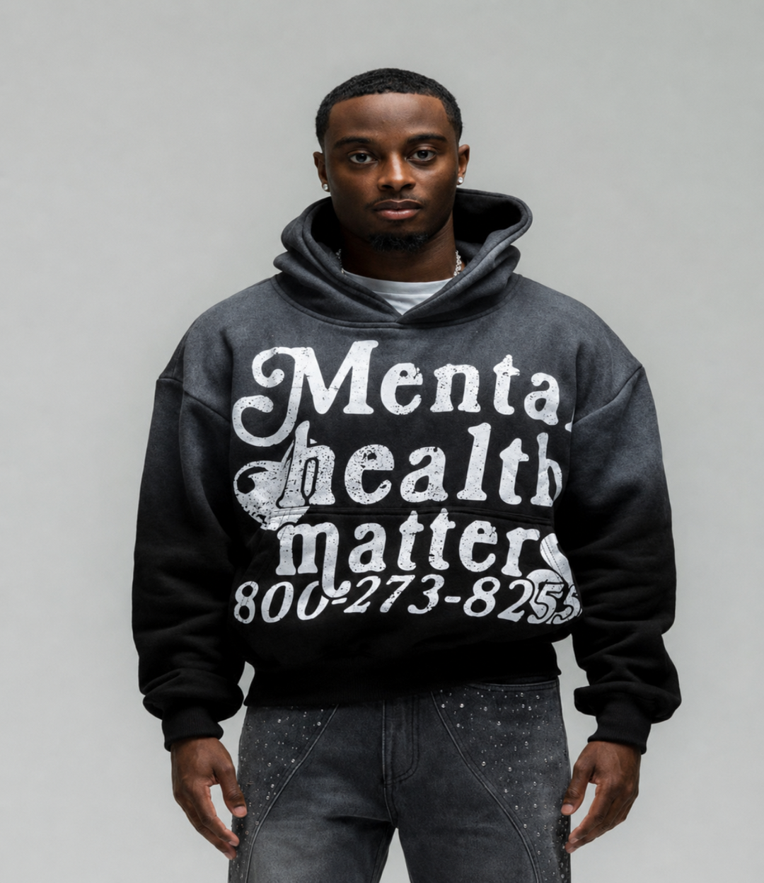 Mental Health Matters Hoodie - Black – Euphoric