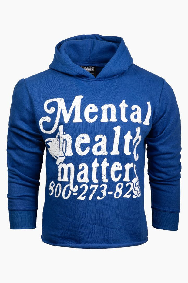 Mental Health Matters Hoodie - Blue