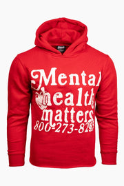 Mental Health Matters Hoodie - Red