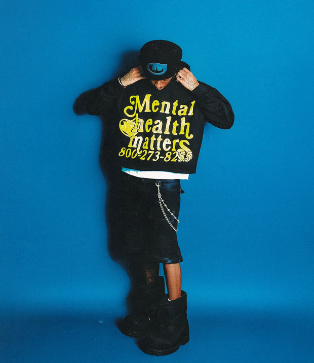 Mental Health Matters Hoodie - Yellow