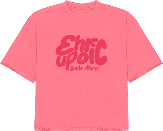 Euphoric Smile More Tee - Pink