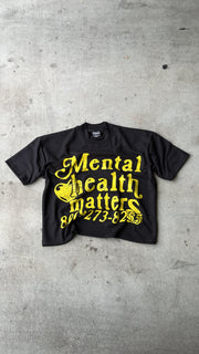 Mental Health Matters Tee - Yellow