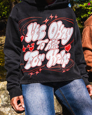 "Its Okay To Ask For Help" Hoodie - Black