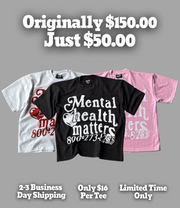 3 T-Shirt Bundle "Mental Health Matters"