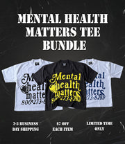 3 T-Shirt Bundle ‘Mental Health Matters’