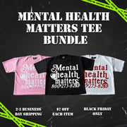 3 T-Shirt Bundle "Mental Health Matters"