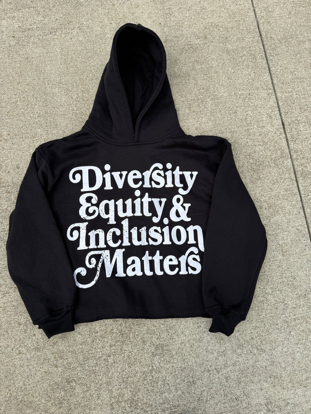 DEI Matters Hoodie - Black