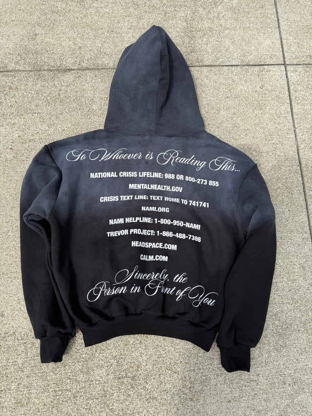 You Are Enough Hoodie - Black