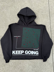 Keep Going Hoodie - Black