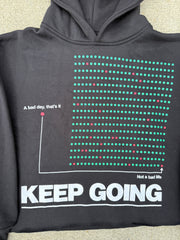 Keep Going Hoodie - Black