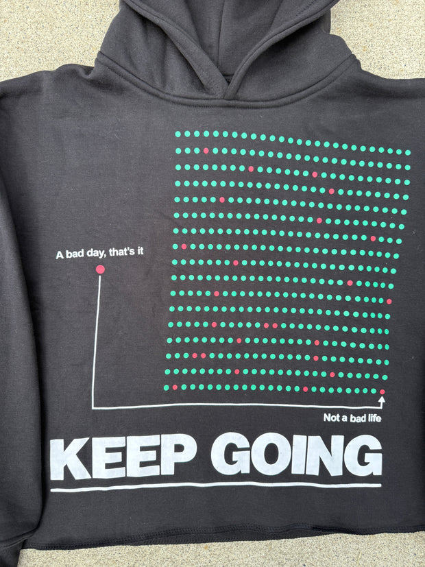 Keep Going Hoodie - Black