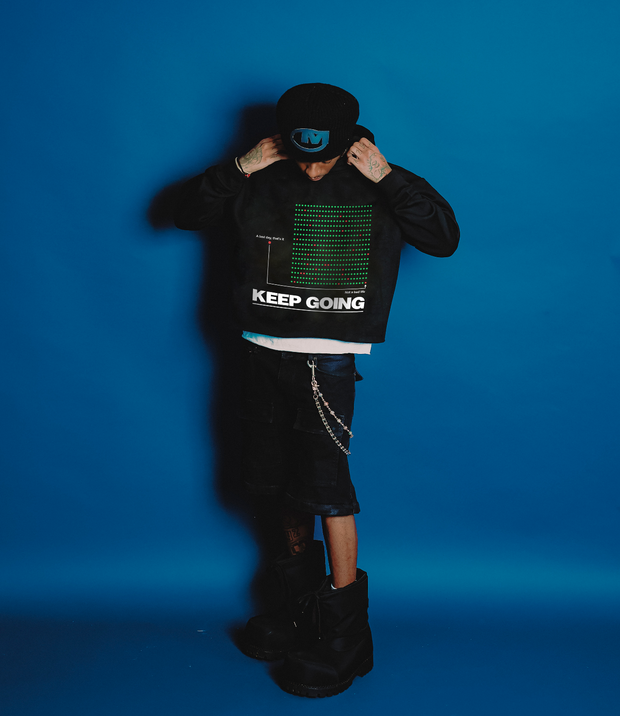 Keep Going Hoodie - Black