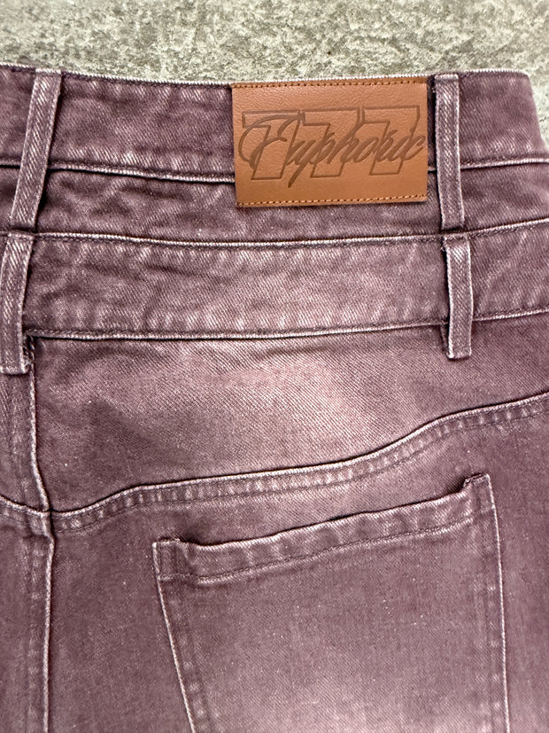 Brown Pearl Jorts