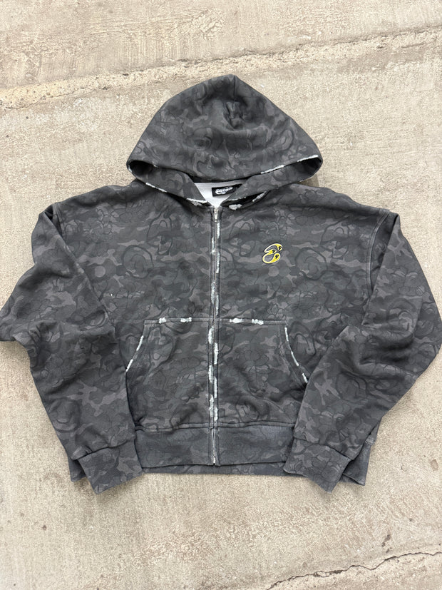 Dark Camo Zip Up