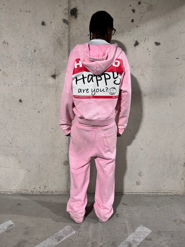 Hoodie & Pants Bundle - "Vday Rhinestone"