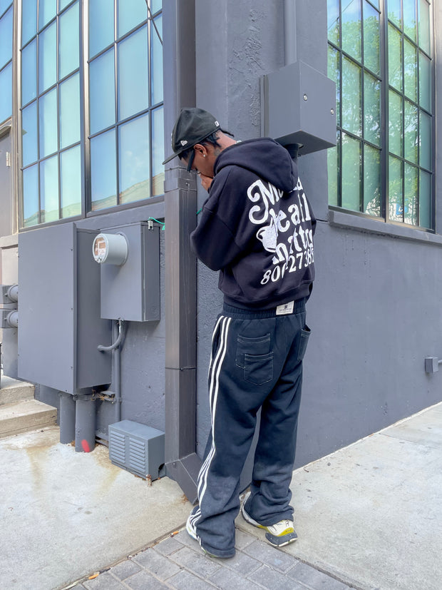 Double Print Mental Health Matters Zip Up - Black