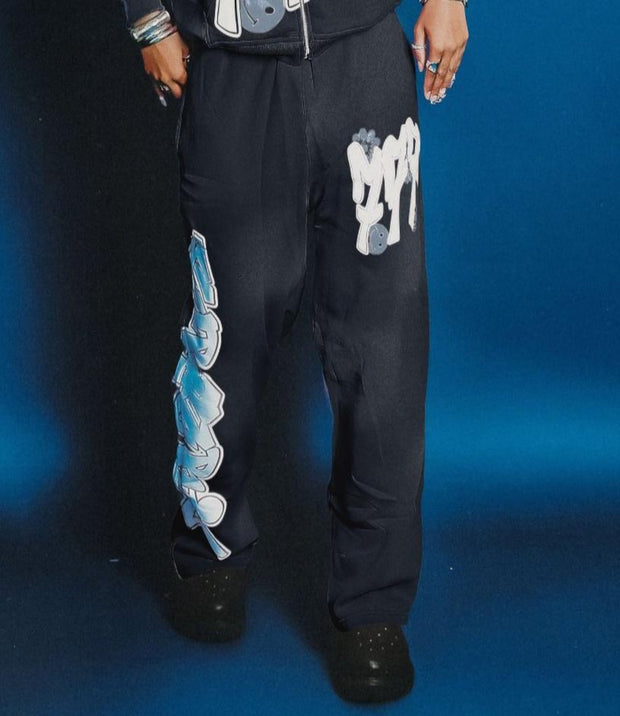 Euphoric V2 Graffiti Pants - Black