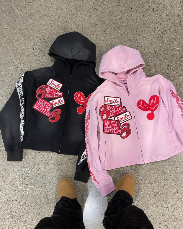 2 Hoodie Bundle - "Vday Patchwork"