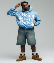 Mental Health Matters Hoodie - Blue