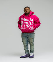 Mental Health Matters Hoodie - Pink