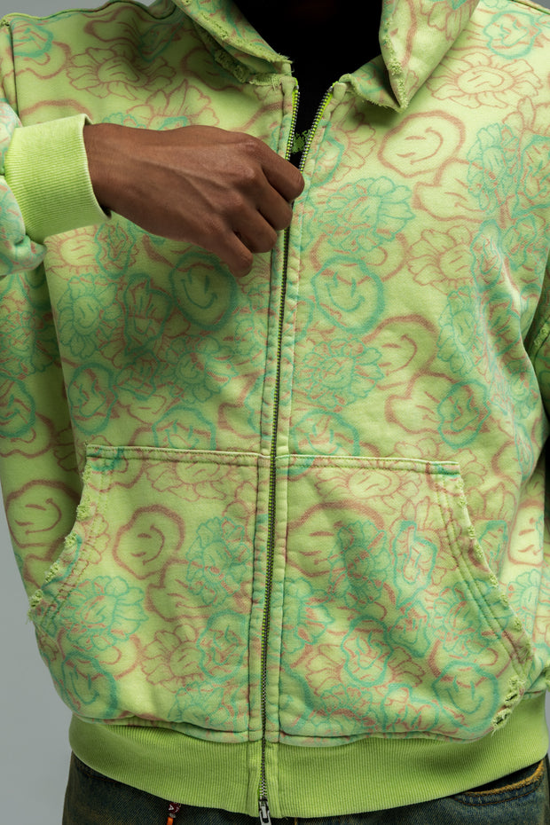 Frenzy Zip Up - Green