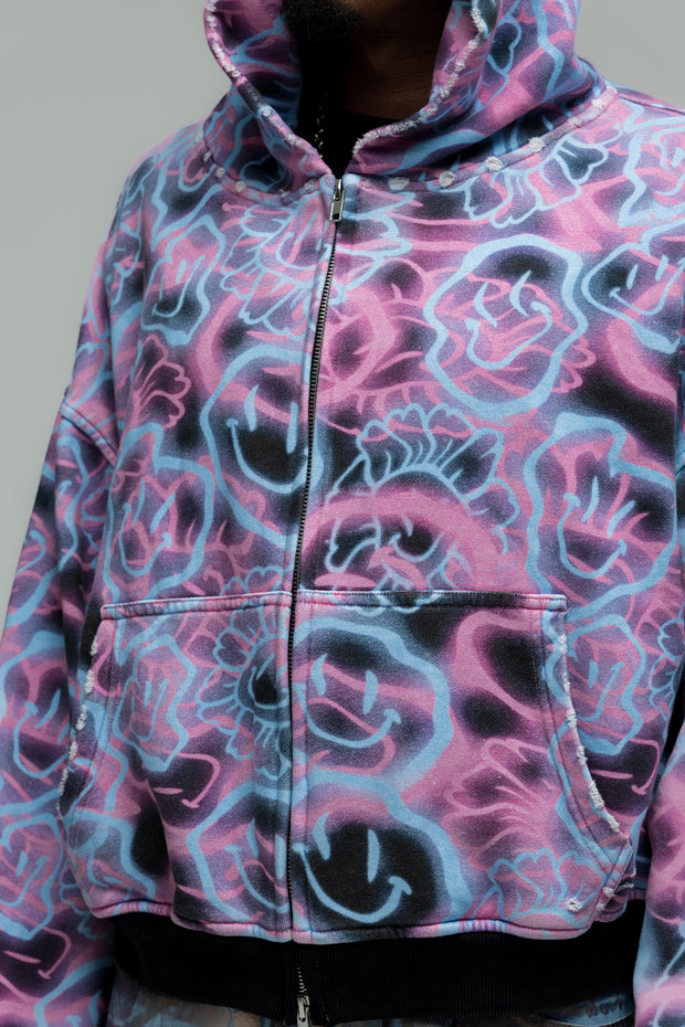 Frenzy Zip Up - Black