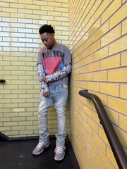 AYRH Camo Double Layer Tee - Gray
