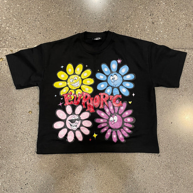 Euphoric Expression Tee - Black