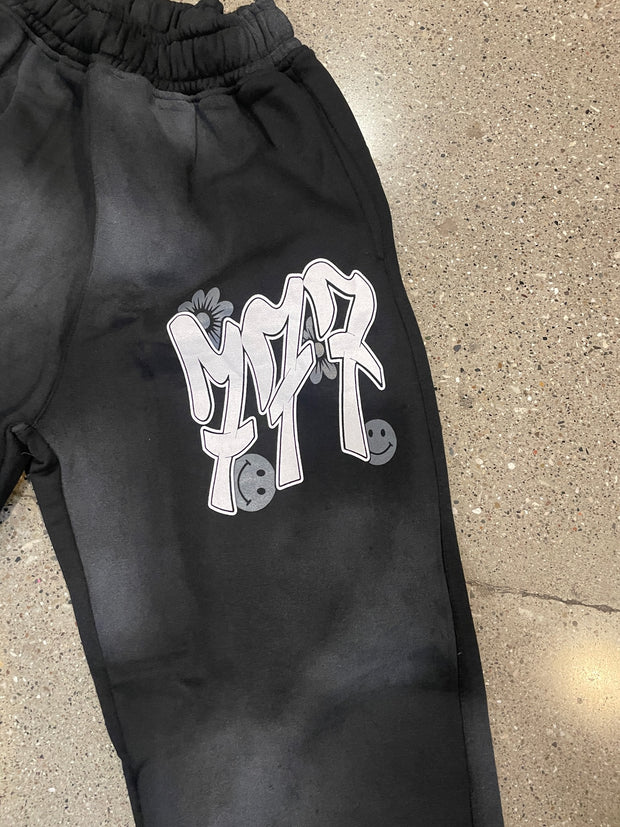 Euphoric V2 Graffiti Pants - Black