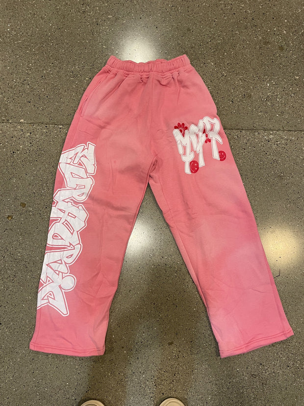 Euphoric V2 Graffiti Pants - Pink