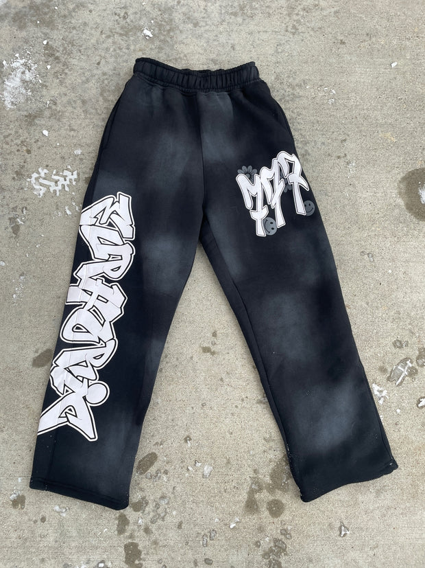 Euphoric V2 Graffiti Pants - Black