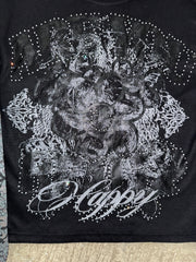 AYRH Camo Double Layer Tee - Black