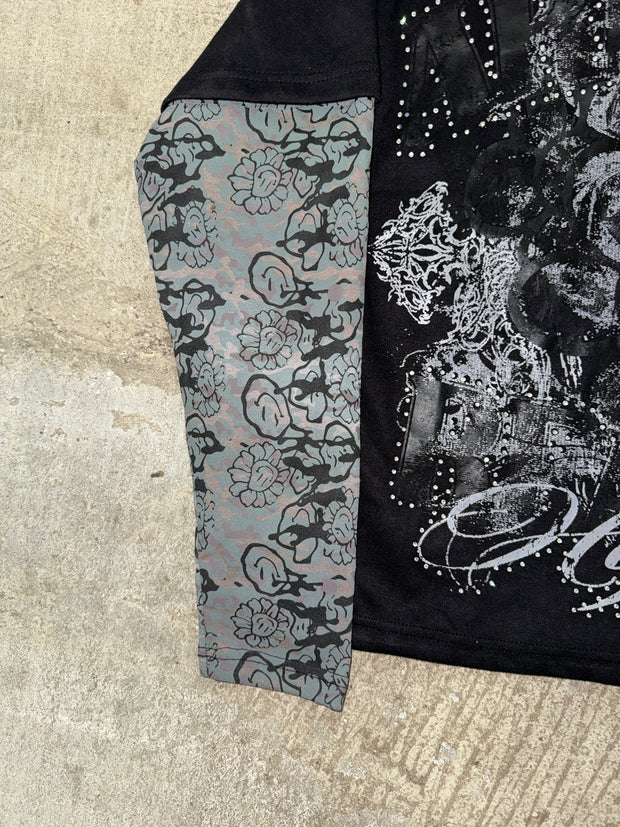 AYRH Camo Double Layer Tee - Black