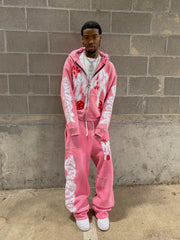 Euphoric V2 Graffiti Zip Up - Pink