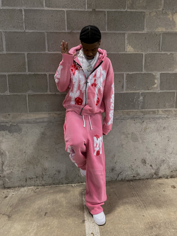 Euphoric V2 Graffiti Zip Up - Pink