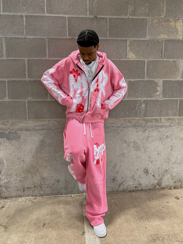 Euphoric V2 Graffiti Zip Up - Pink